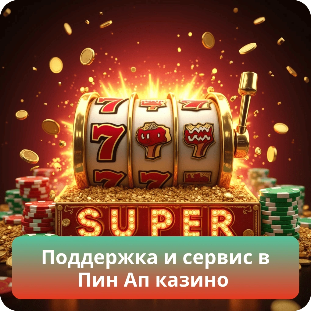 Поддержка и сервис в Пин Ап казино